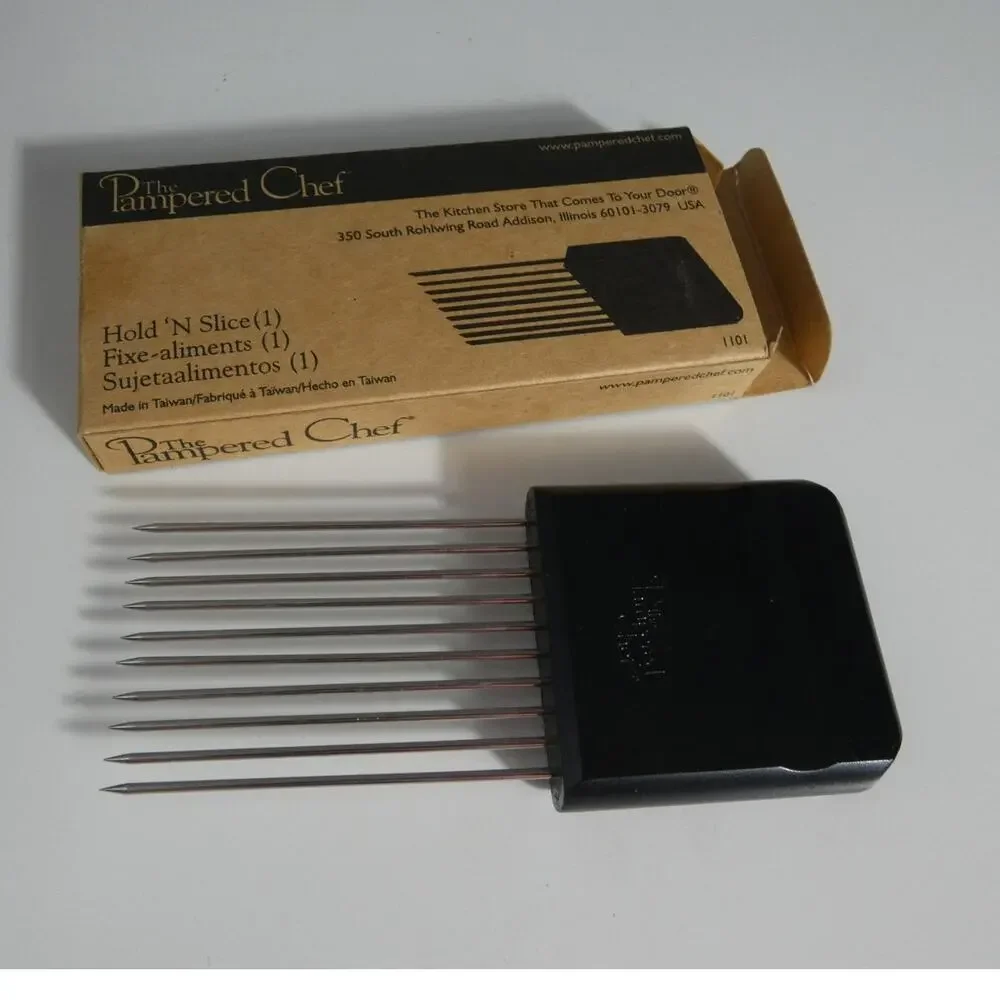 The Pampered Chef Hold 'N Slice New In Box Kitchen Slicing
